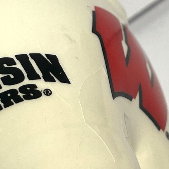 NCAA Wisconsin Badgers Ceramic Piggy Bank - Picture 9 of 9